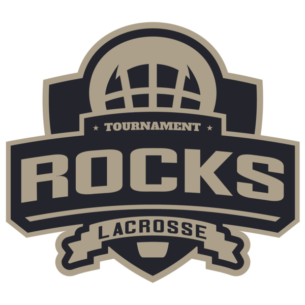 Rocks Tournament Lacrosse Logo Template Thumbnail