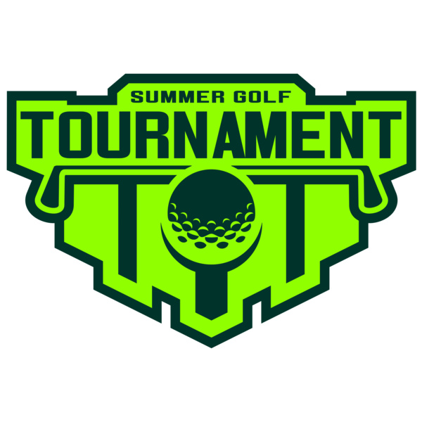 Tournament Summer golf logo template Thumbnail