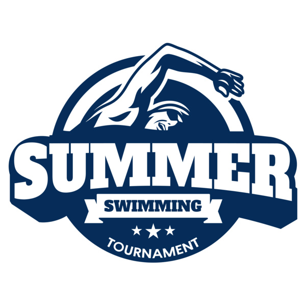 Summer Swimming Tournament logo template Thumbnail