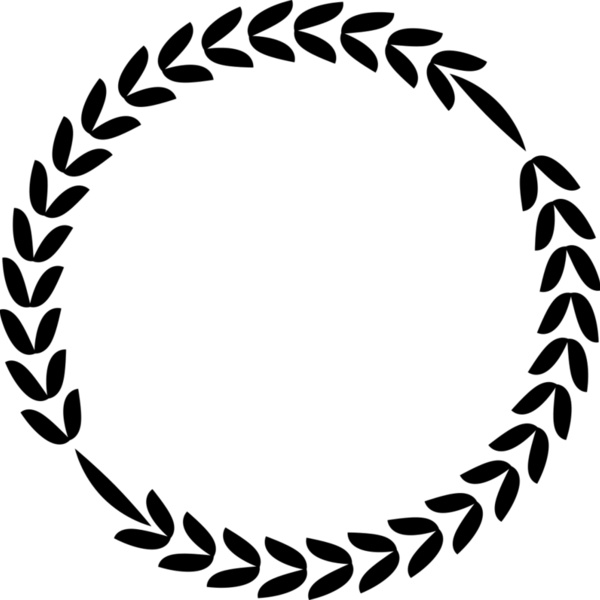 Laurel Leaf Circle Wreath Thumbnail