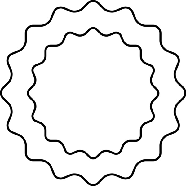 Scalloped Seal Frame Thumbnail