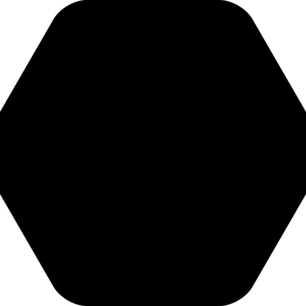 Rounded Hexagon Badge Thumbnail
