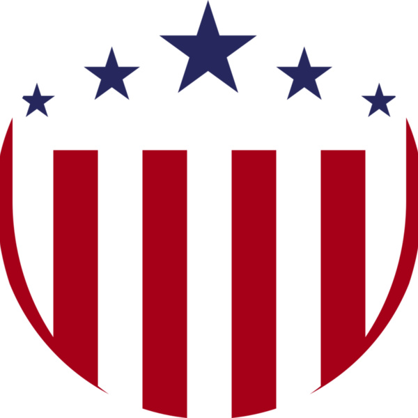 Round Patriotic Shield Thumbnail