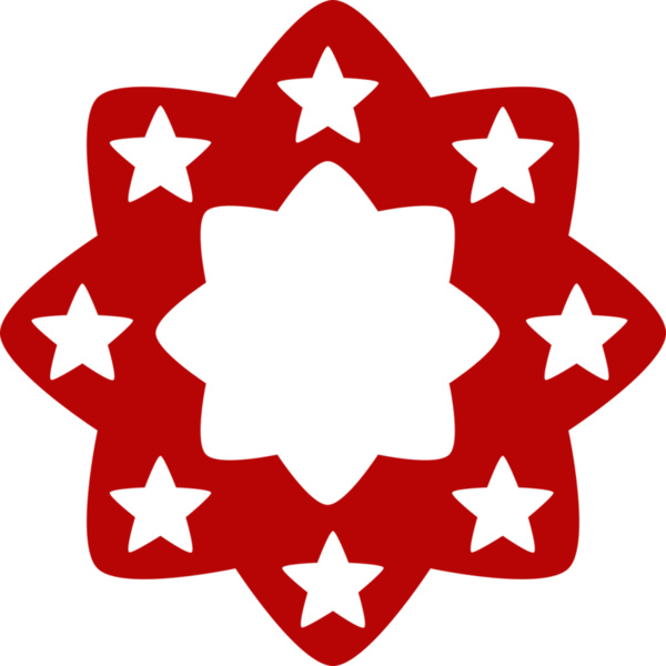 Patriotic Star Rosette Thumbnail