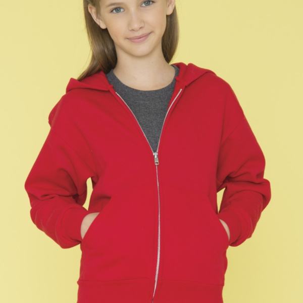 ATC Youth Midweight Fleece Full-Zip Hoodie – Classic Comfort Thumbnail