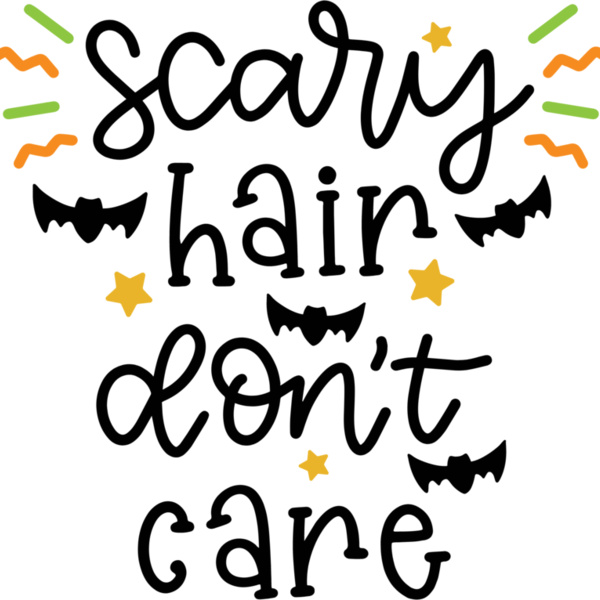 Scary Hair Don't Care Doodle (1013) Thumbnail