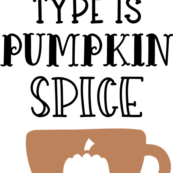 My Blood Type Is Pumpkin Spice SVG Cut File Thumbnail