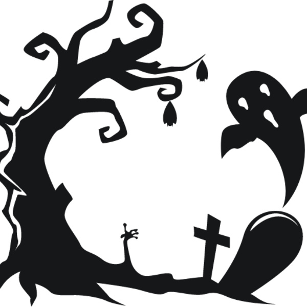 Spooky Scene Border (0921) Thumbnail