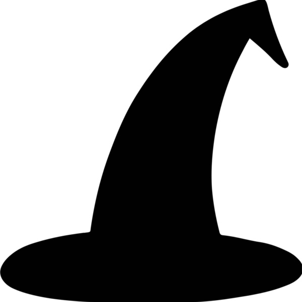 Witch Hat Silhouette (0906) Thumbnail