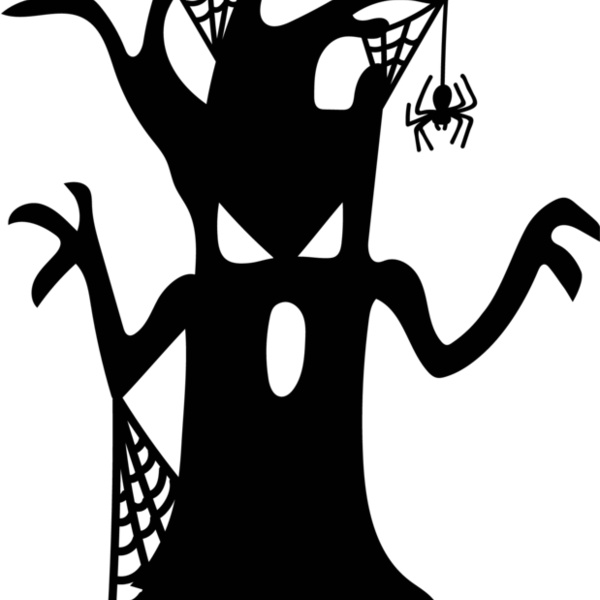 Spooky Tree With Face (0887) Thumbnail