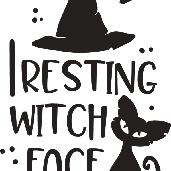 Resting Witch Face Cat (0851) Thumbnail