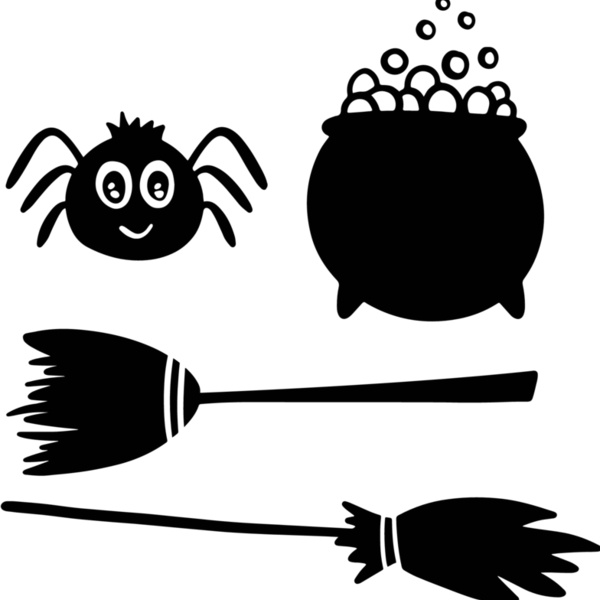 Cauldron Spider Brooms (0893) Thumbnail
