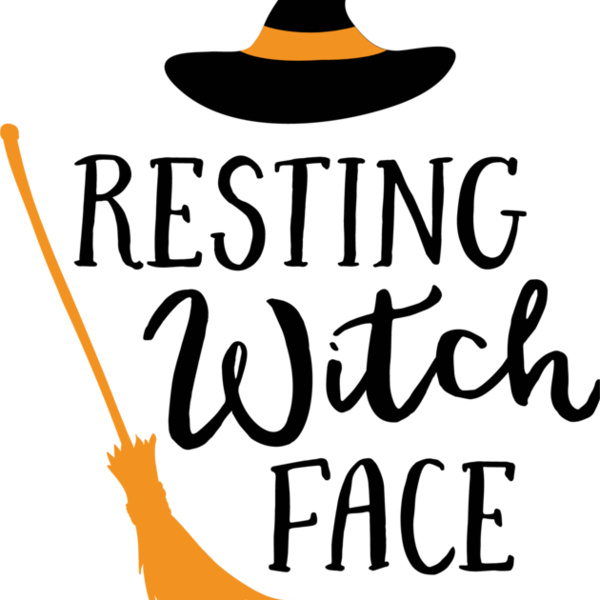 Resting Witch Face Broom (0857) Thumbnail