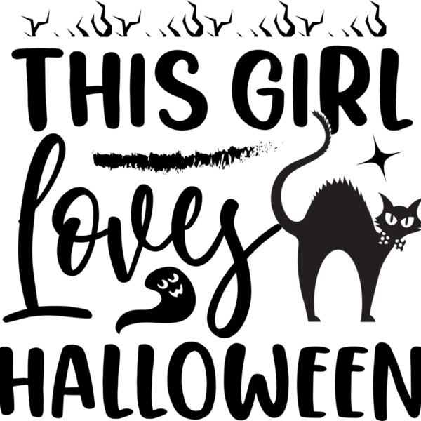 Girl Loves Halloween Solid (0926) Thumbnail
