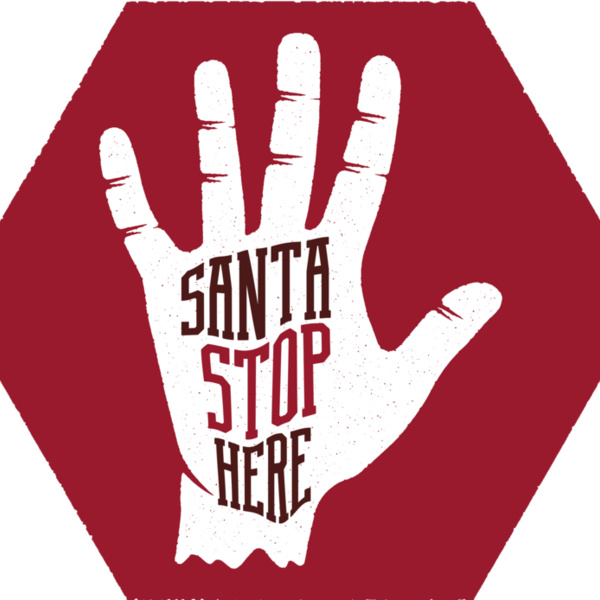 Santa Stop Here Hand (0724) Thumbnail