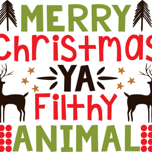 Merry Xmas Filthy Animal (07334) Thumbnail