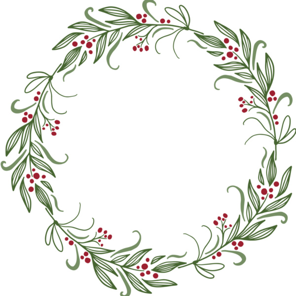 Mistletoe Wreath (0538) Thumbnail