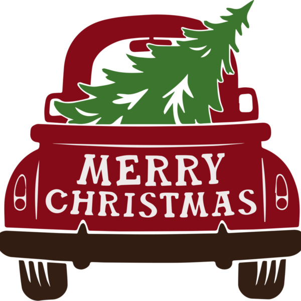 Merry Christmas with vintage caar Thumbnail