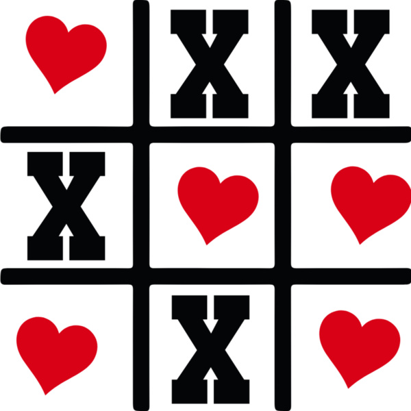 Valentine's Tic Tac Toe #1 (1016) Thumbnail