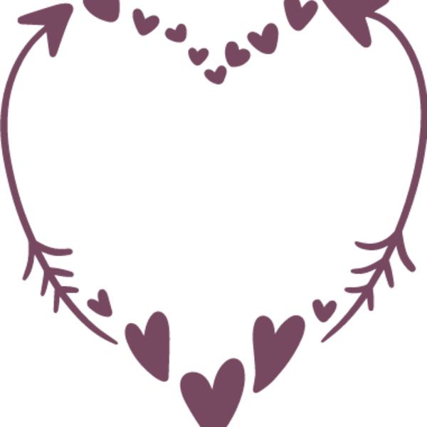 Doodle Arrows Heart (1009) Thumbnail