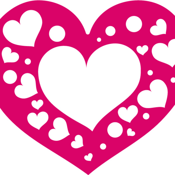 Monogram Heart w/ Hearts (1006) Thumbnail