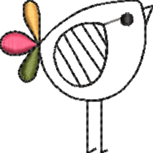 Bird Line Art (0262) Thumbnail