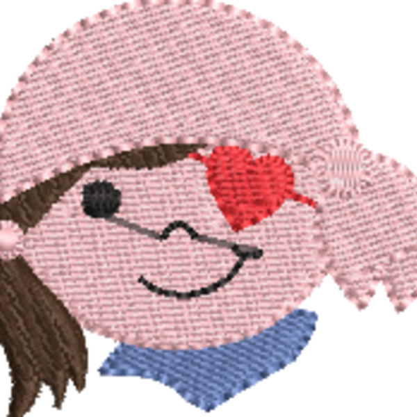 Pirate Face Girl (0273) Thumbnail