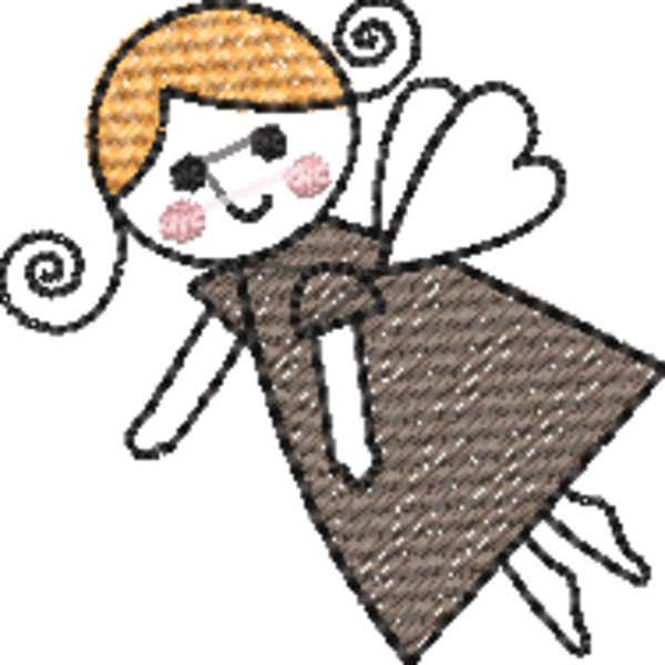 Angel Line Art #2 (0328) Thumbnail