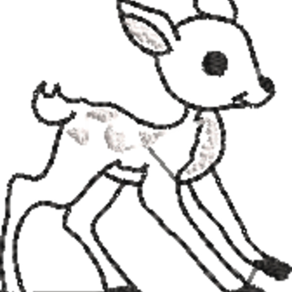 Fawn Line Art (0325) Thumbnail