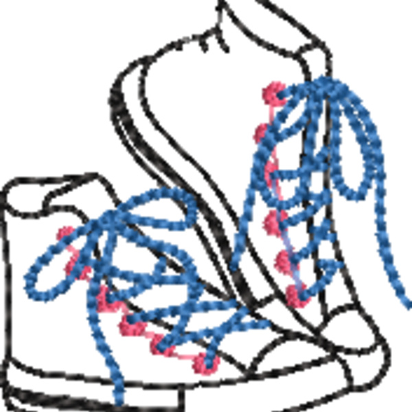 Shoes Line Art (0298) Thumbnail