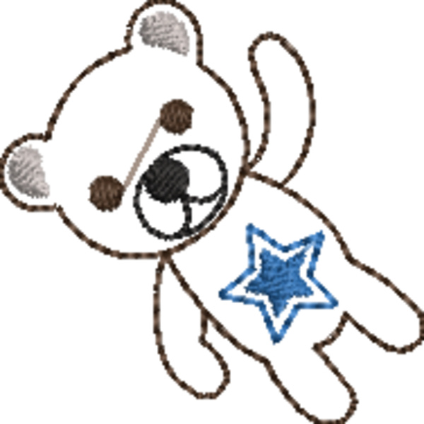 Bear Line Art (0265) Thumbnail