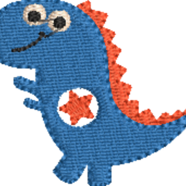 Dino with Star (0239) Thumbnail