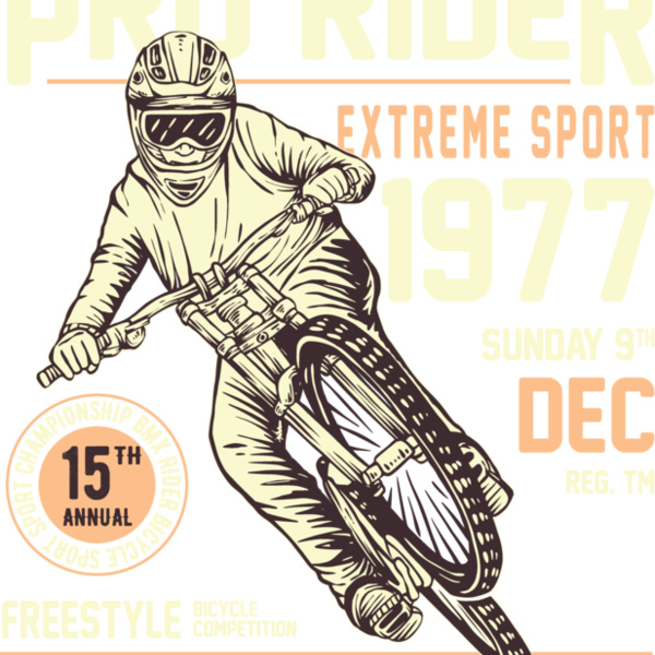 Vintage Style Pro Rider (0039) Thumbnail