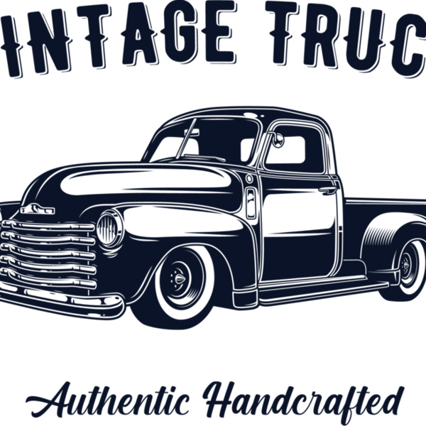 Vintage Truck Retro (0168) Thumbnail