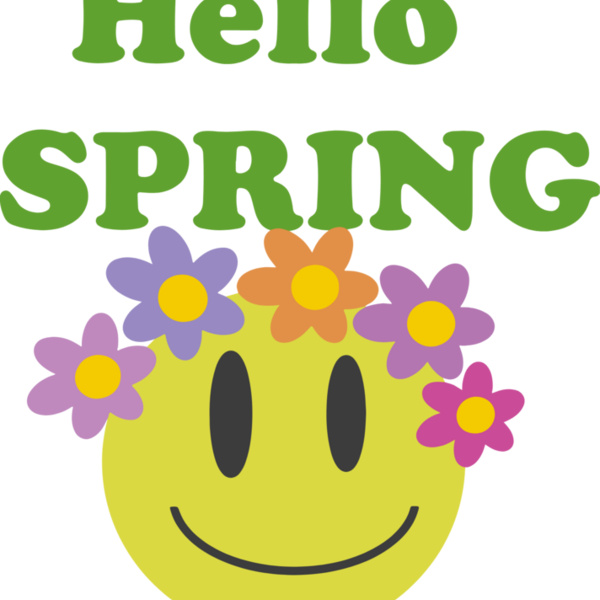 Hello Spring Smiley Thumbnail