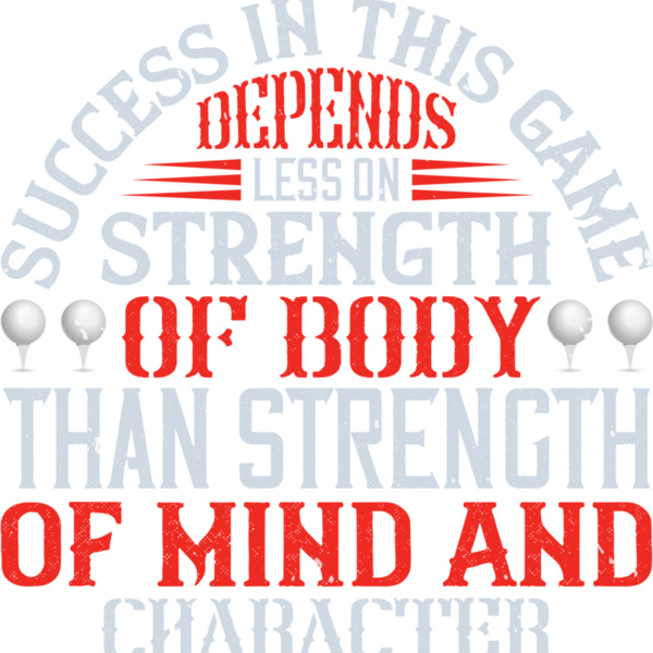 Mind Over Body Golf Quote Thumbnail