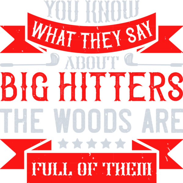 Big Hitters Golf Funny Thumbnail