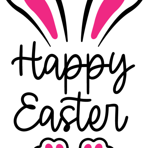 Happy Easter with Bunny Ear Thumbnail