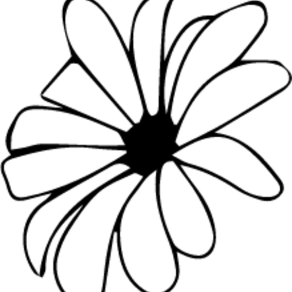 Daisy Line Art Thumbnail