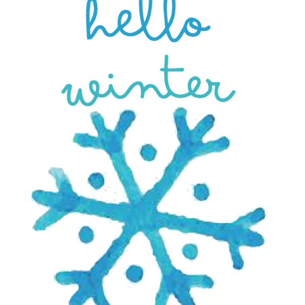 Hello Winter Doodle Thumbnail