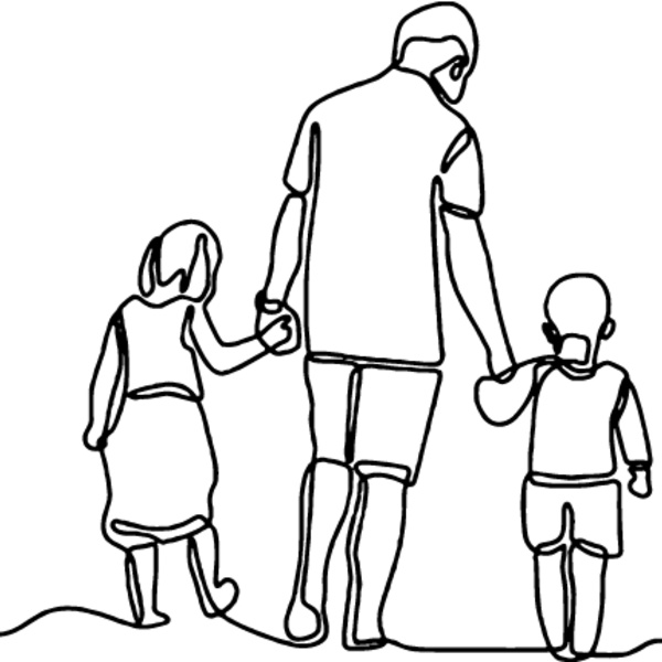 Father Line Art Thumbnail