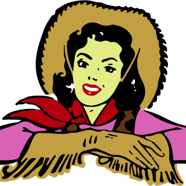 Retro Cowgirl (1074) Thumbnail