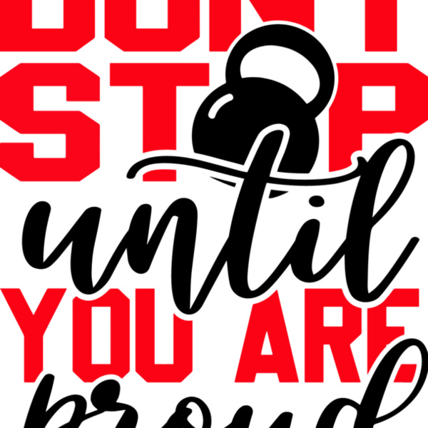 Don t Stop until You are proud Thumbnail