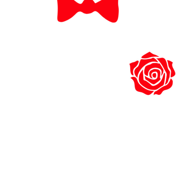 Tuxedo Shirt with Rose Thumbnail