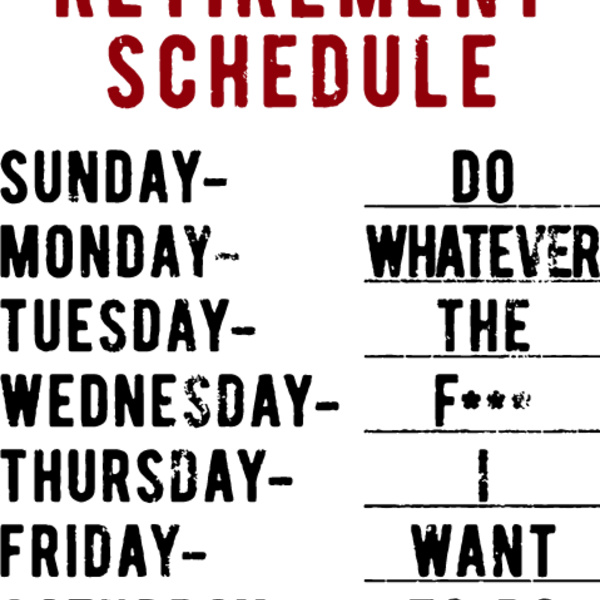 Retirement Schedule Thumbnail