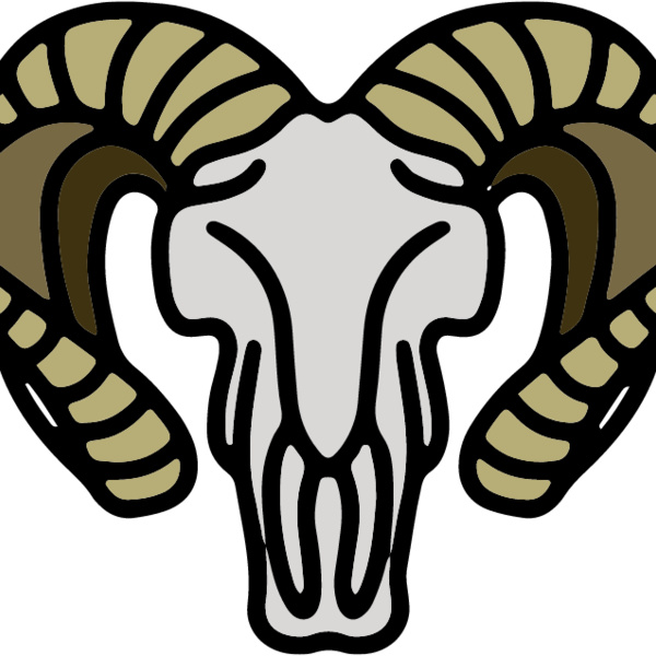 Bighorn Sheep Skull Thumbnail