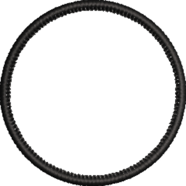 Marrow like patch border 2.5 inch circle Thumbnail