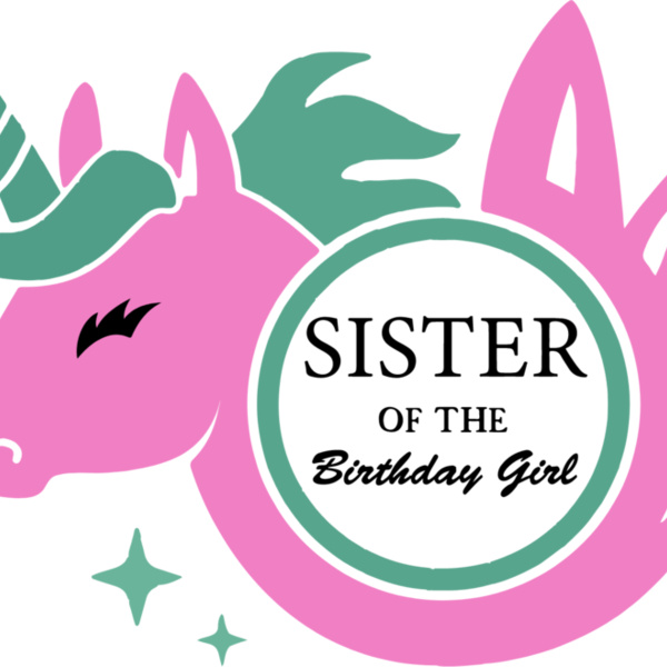 Unicorn Sister of the Birthday Girl Thumbnail