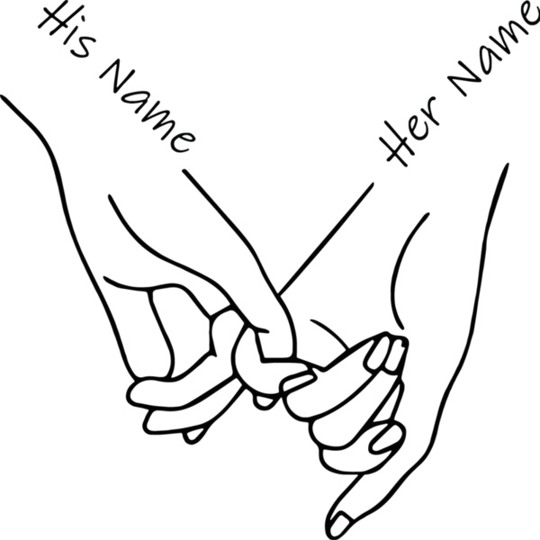 His-Her Hand with Name Thumbnail