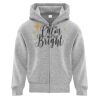 ATC Youth Midweight Fleece Full-Zip Hoodie – Classic Comfort Thumbnail